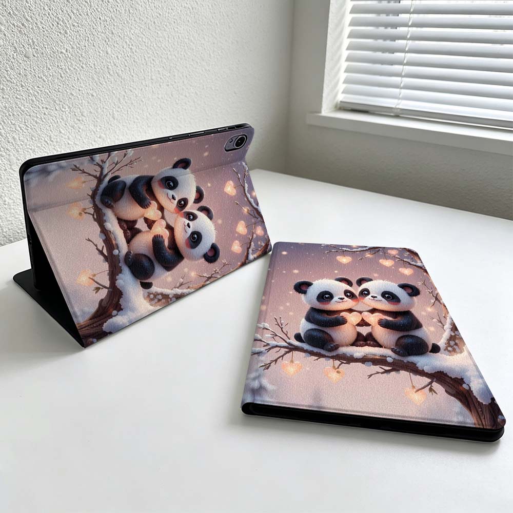 Honor Tablet X9 Accessories - Sevimli Panda Desenli Huawei MatePad MediaPad
