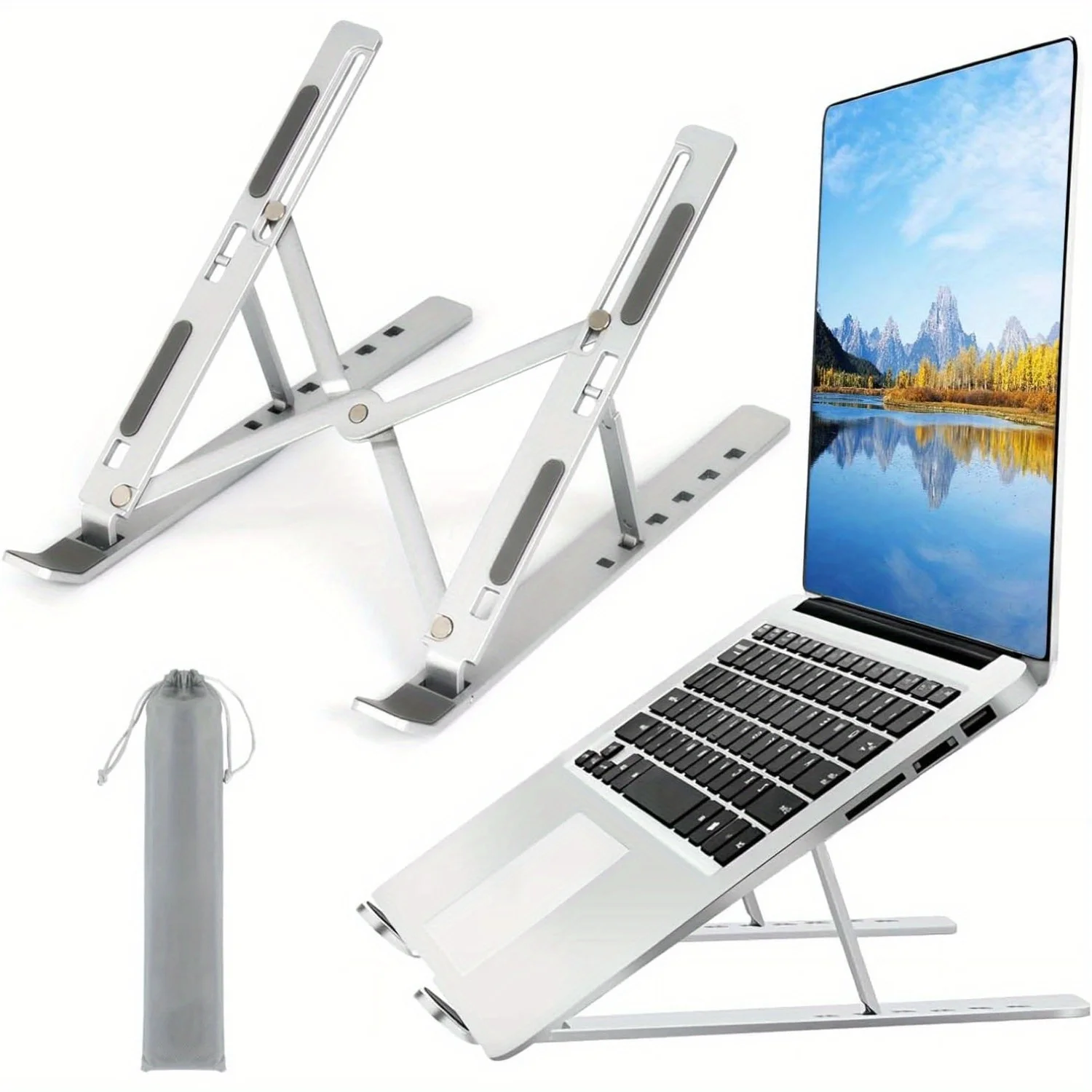 Cooling Stand Tablet - Ayarlanabilir Alüminyum Dizüstü Bilgisayar Sehpası -