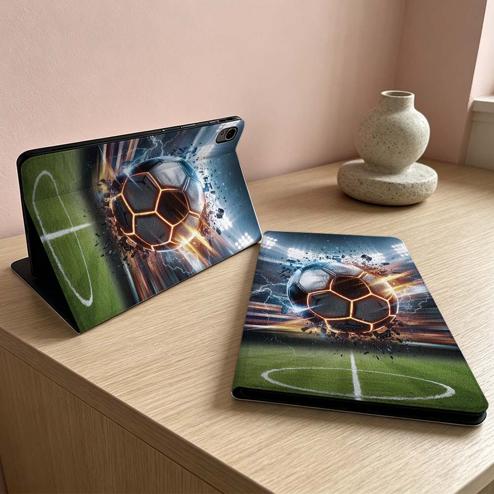 Honor Tablet X9 Accessories - Lüks Tasarım Futbol Temalı Huawei MatePad