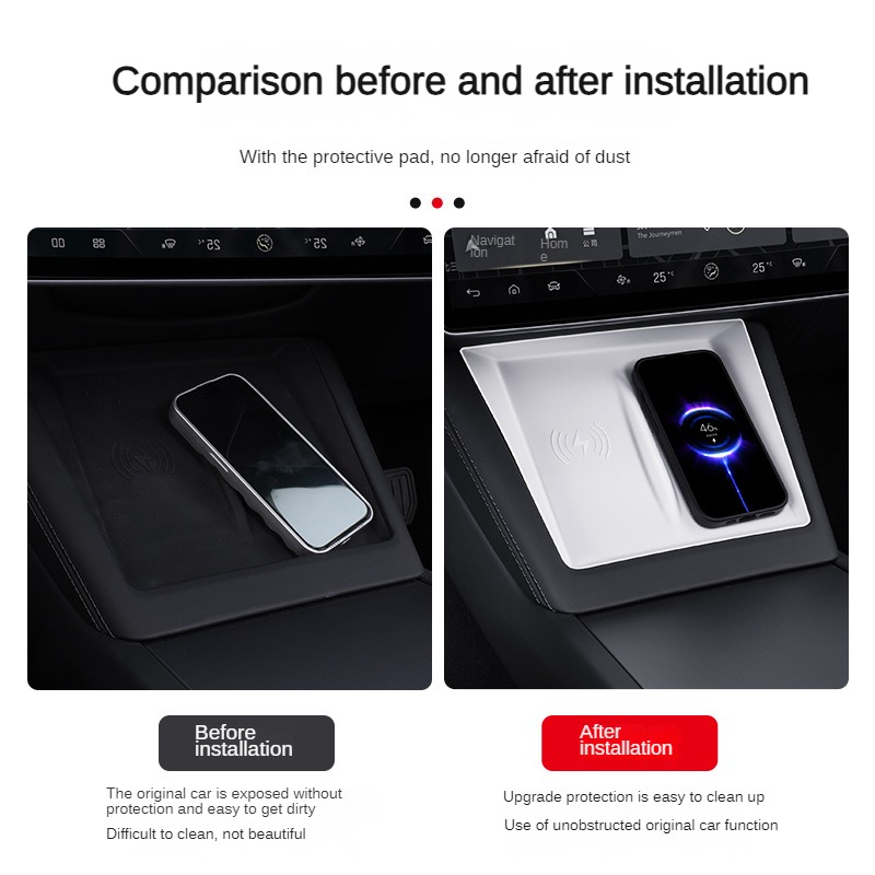 Tesla Model 3+ Highland 2024-2 - Wireless Charging Pad incelemesi ve fiyatı