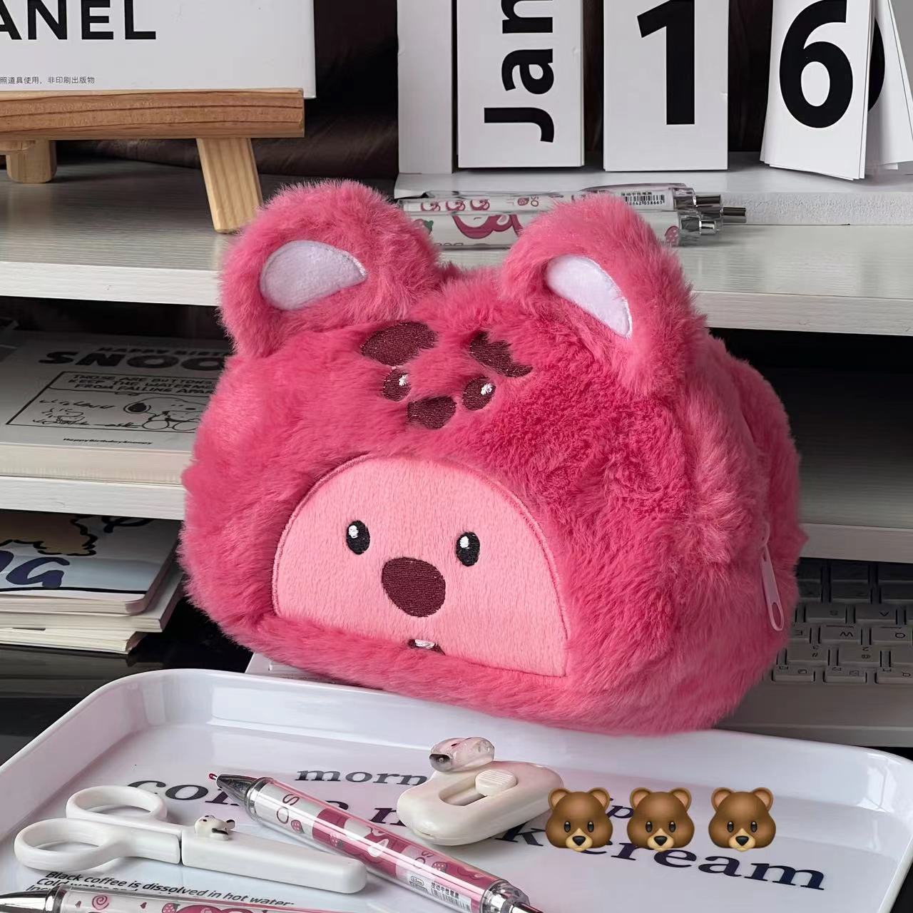 Karikatür peluş kalem çantası  - Case With Pencil Holder incelemesi ve fiyatı